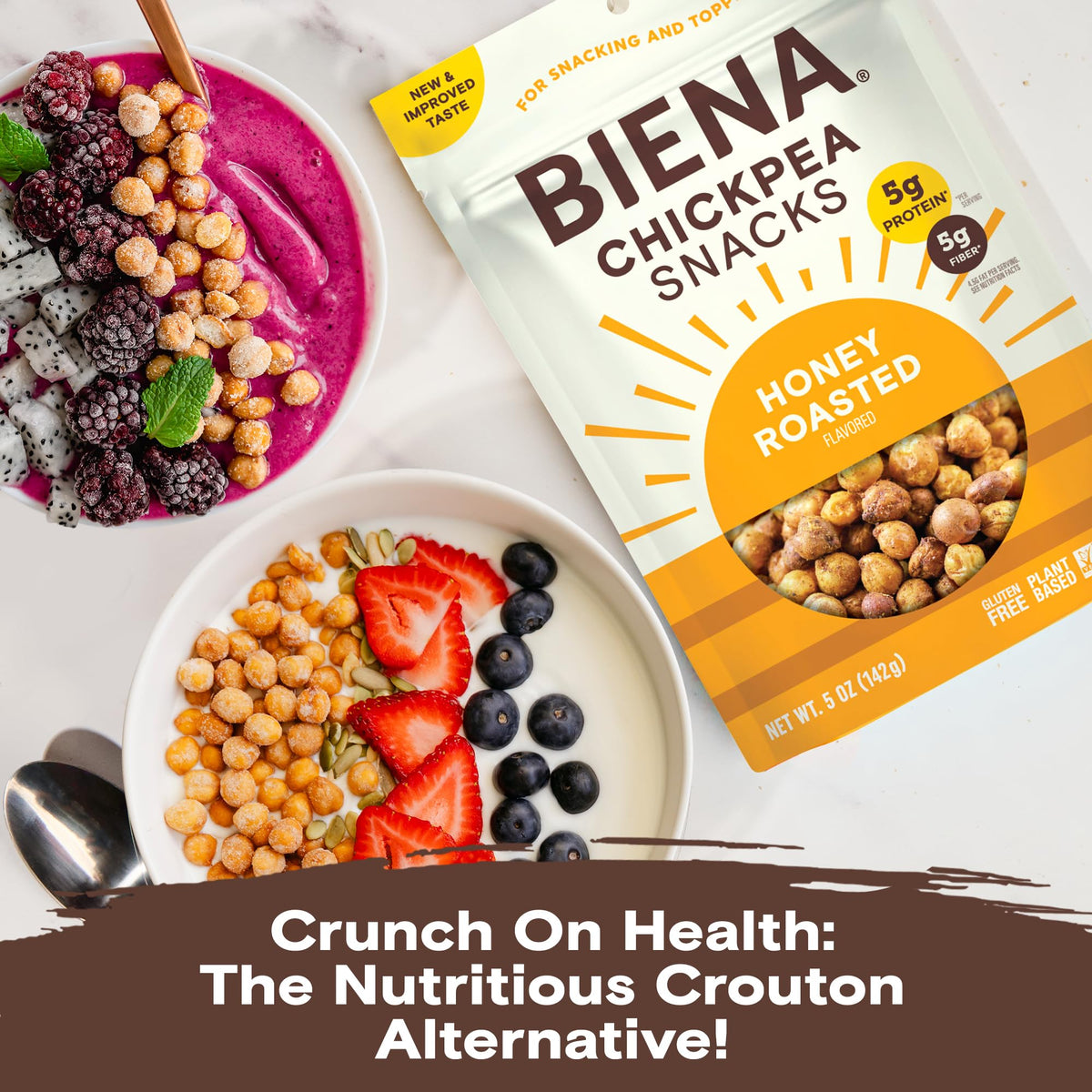 BIENA Honey Roasted / 4 Pack / Brown Vegetable