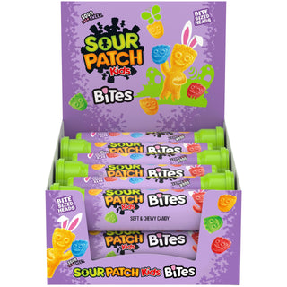 Bites Soft & Chewy Gummy Easter Candy by Sour Patch Kids – 1.8 Ounce (Pack of 12), Pack of 12