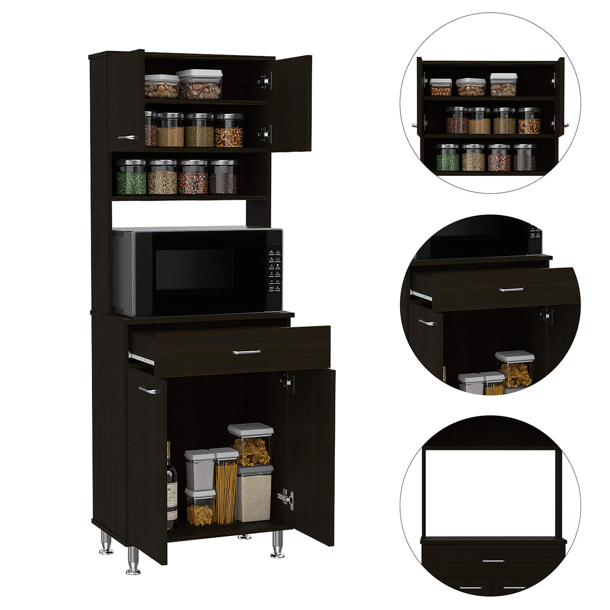 FM FURNITURE Light Oak / Modern Pantries