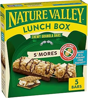 Nature Valley Mores Peanut-Free Chewy Granola Bar, 5 ct, 4.6 oz