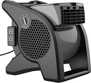 Air King 9555 3-Speed Commercial Grade Pivoting Blower, 1/13-Horsepower, Gray Finish