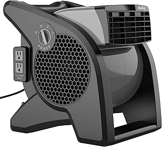 Air King 9555 3-Speed Commercial Grade Pivoting Blower, 1/13-Horsepower, Gray Finish