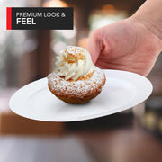 Stock Your Home 100 / White / 4 Pack Pack of 25 Plates