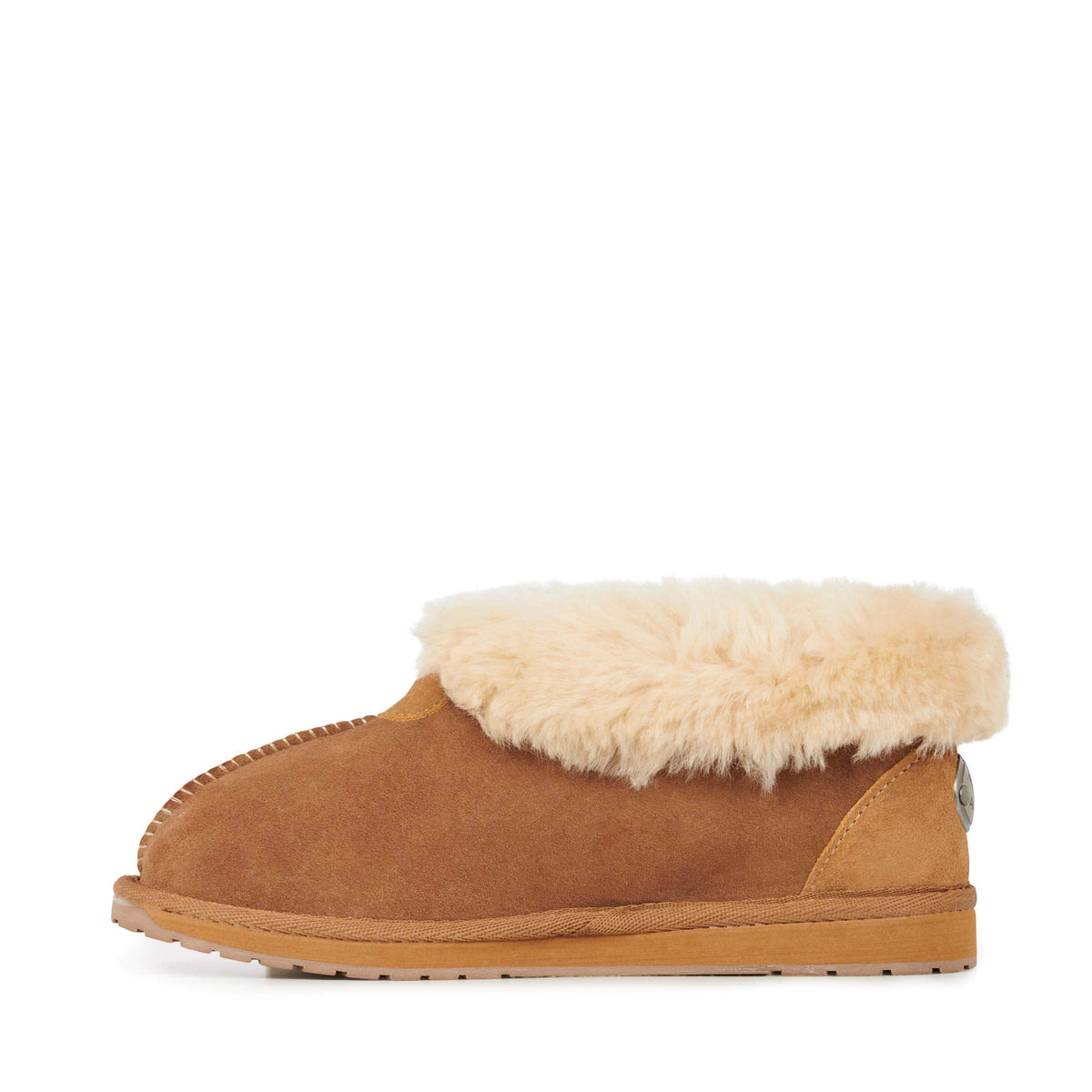 Australia - Platinum Albany Womens Slipper by EMU – 7, Leather, Chestnut, Model 809996580899