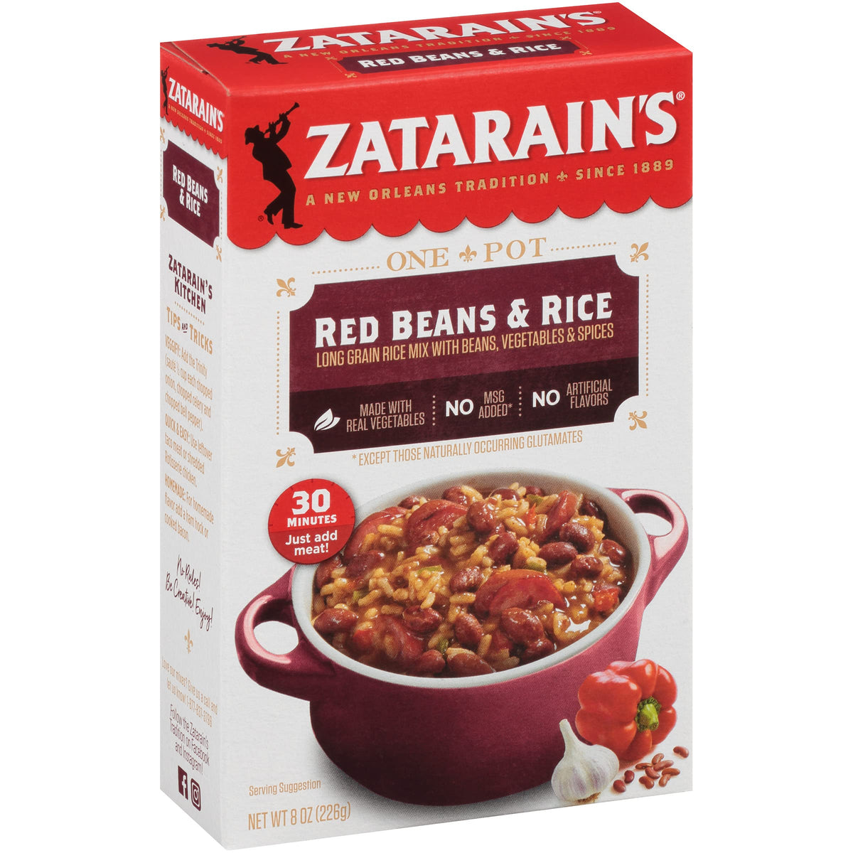 Zatarain's 8 Ounce (Pack of 24) / 24 Seasoned Rice