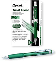 Pentel Twist-Erase III Mechanical Pencil (0.5mm), Green Barrel
