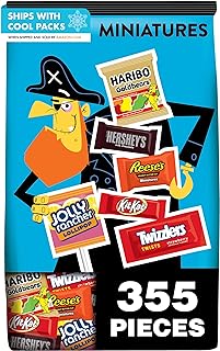 HERSHEY'S Milk Chocolate Miniatures, 101.04 oz (355 Count)