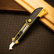 Plexiglass Cutter Acrylic Cutting Knife and 13 Pcs Blade Set by Steelite – SK5, Yellow, Model AZ6043