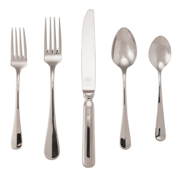 Baguette 20 Piece Flatware Set by 10 Strawberry Street – 20 Piece Set, Stainless Steel, Model BAG-2000