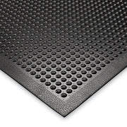 Notrax Anti-Fatigue Mat - 3X5' - Black - 3x5' by Comfort-Eze – 3x5', Rubber, Black, Model 447S3060BL