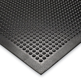 Notrax Anti-Fatigue Mat - 3X5' - Black - 3x5' by Comfort-Eze – 3x5', Rubber, Black, Model 447S3060BL