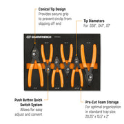 GEARWRENCH 6 Piece Foam Tray / 1 Snap-Ring Pliers