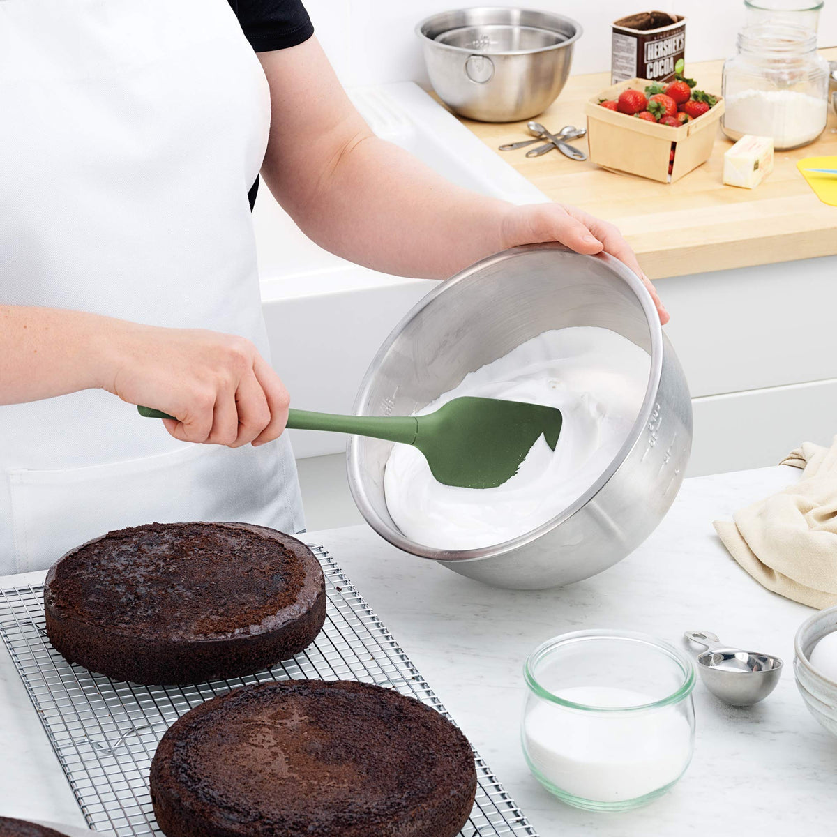 Spatula Flex Core All Silicone Pesto by Tovolo – 1 Count, Silicone, Pesto, Model 4840PO