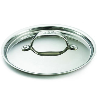 Tri-Ply Mini Casserole Lid by Tablecraft – 4.75x4.75x2.00, Stainless Steel, Silver, Model CW2052L