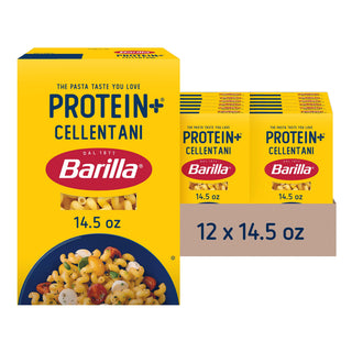 Protein+ (Plus) Cellentani Pasta by Barilla – 14.5 Ounce (Pack of 12), Pack of 12