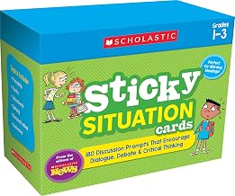 Scholastic News Sticky Situation Cards: Grades 1–3: 180 Discussion Prompts That Encourage Dialogue, Debate & Critical Thinking