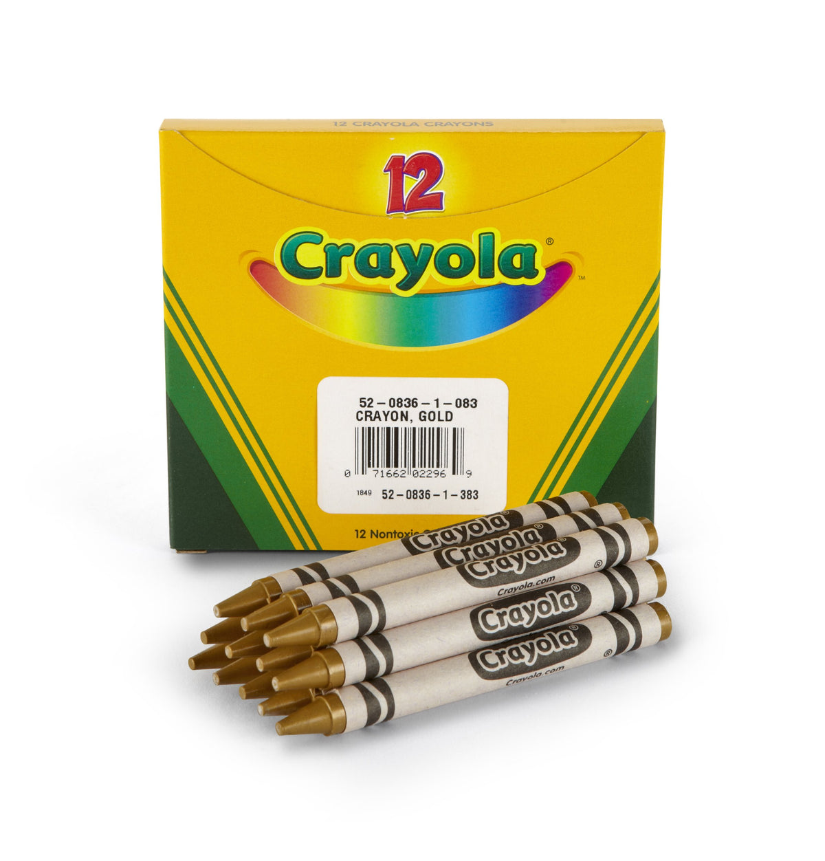 Crayola Gold / 12 Count (Pack of 1) / classic Crayons