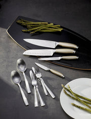Everdine Everyday Flatware Serving Spoon by Oneida – Set of 3, Stainless Steel, ['Silver'], Pack of 3, Model H157003A