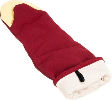 Cool Touch Flame Puppet Oven Mitt by San Jamar – 24", Fiber, Red, Model KT0124K
