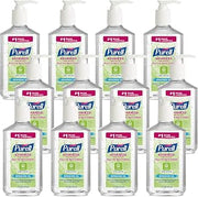 Purell Hand Sanitizer Green Certified Refreshing Gel 12ct x12fl oz, 3691-12