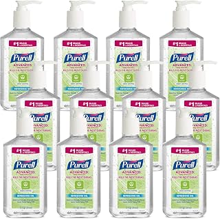 Purell Hand Sanitizer Green Certified Refreshing Gel 12ct x12fl oz, 3691-12