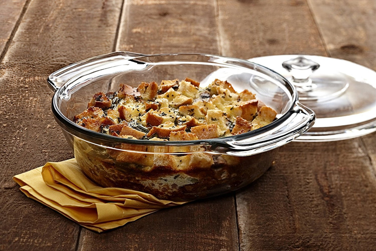 2 quart Glass Casserole Dish by Anchor Hocking – 2 quart, 20.0 ounces, Glass, Clear, Model 13381932