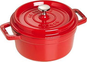 STAUB Round Cocotte - 9Qt - Cherry