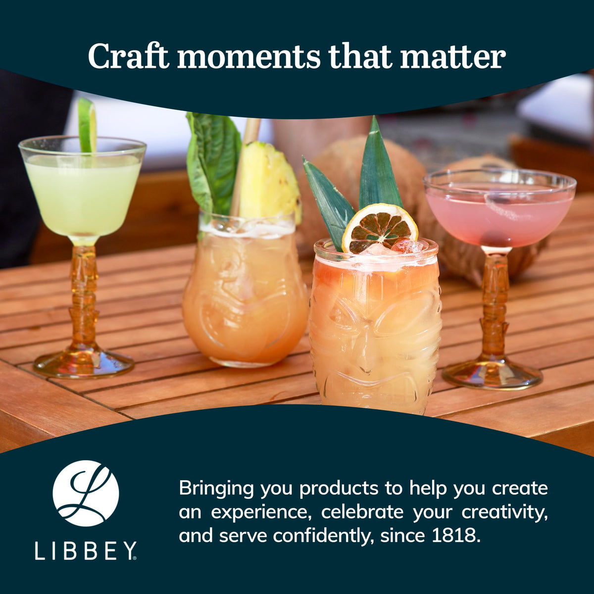 Libbey Tiki Zombie Clear / 13.5 Ounces / Tiki Mixed Drinkware Sets
