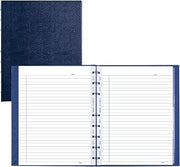 Blueline MiracleBind™ Notebook, Lizard-Like Hard Cover, 9.25" x 7.25", 150 Pages, Indigo Blue (AF9150.82)