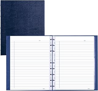Blueline MiracleBind™ Notebook, Lizard-Like Hard Cover, 9.25" x 7.25", 150 Pages, Indigo Blue (AF9150.82)