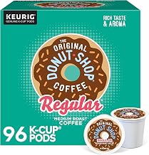 The Original Donut Shop Regular, Single-Serve Keurig K-Cup Pods, Medium Roast Coffee Pods, 96 Count