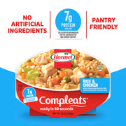 HORMEL COMPLEATS Rice & Chicken / 7.5 Ounce (Pack of 7) / 1 Seasoned Rice