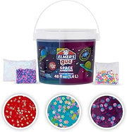 Elmer's Elmer’s Gue Premade Slime, Space Adventure, 3lb. Bucket, Scented, Includes 3 Sets of Add-ins - Kids Activity, Creative Fun, Great for Sharing