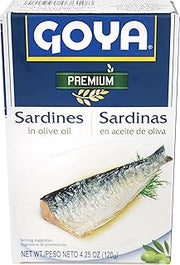 Goya Premium Sardines In Olive Oil, 4.25 Ounce