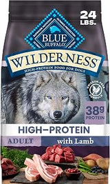 Blue Buffalo Wilderness Lamb & Wholesome Grains Adult Dry Dog Food, 24 lb