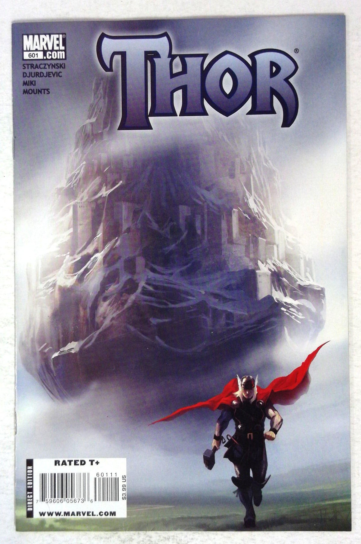 Thor #601 JMS Marko Djurdjevic 2009 Marvel NM by Generic – Clear