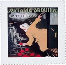 Vintage La Victoria Arduino Caffe Espresso Poster 16x16 inch Quilt Square