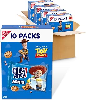 Chips Ahoy! Mini Original Chocolate Chip Cookies, 40 Snack Packs (4 Boxes) | Individually Wrapped, Certified Kosher