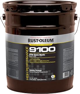 Rust-Oleum 9100 System DTM Epoxy Mastic Safety Orange