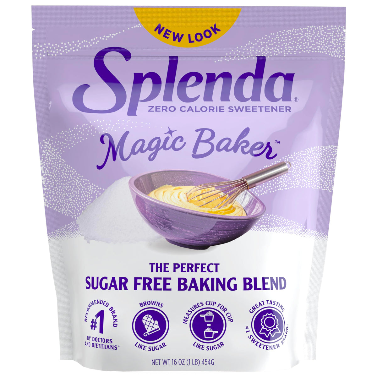 SPLENDA White / 16 Ounce (Pack of 1) / 1 Stevia
