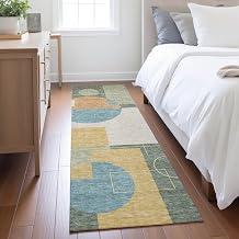 Addison Rugs Chantille ACN2500 Basil 2'3" x 7'6" Indoor/Outdoor, Machine Washable, Easy Clean, Non Shedding, Bedroom, Living Room, Dining Room, Kitchen, Patio Runner Rug