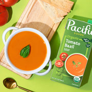 Organic Tomato Basil Soup by Pacific Foods – 32 Fl Oz (Pack of 12), Pack of 12