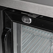 69 1/8" Bar Refrigerator by MOTAK – 71.46x30.51x41.73, In Description, Check Images, Model MBB-2D-70-G-X