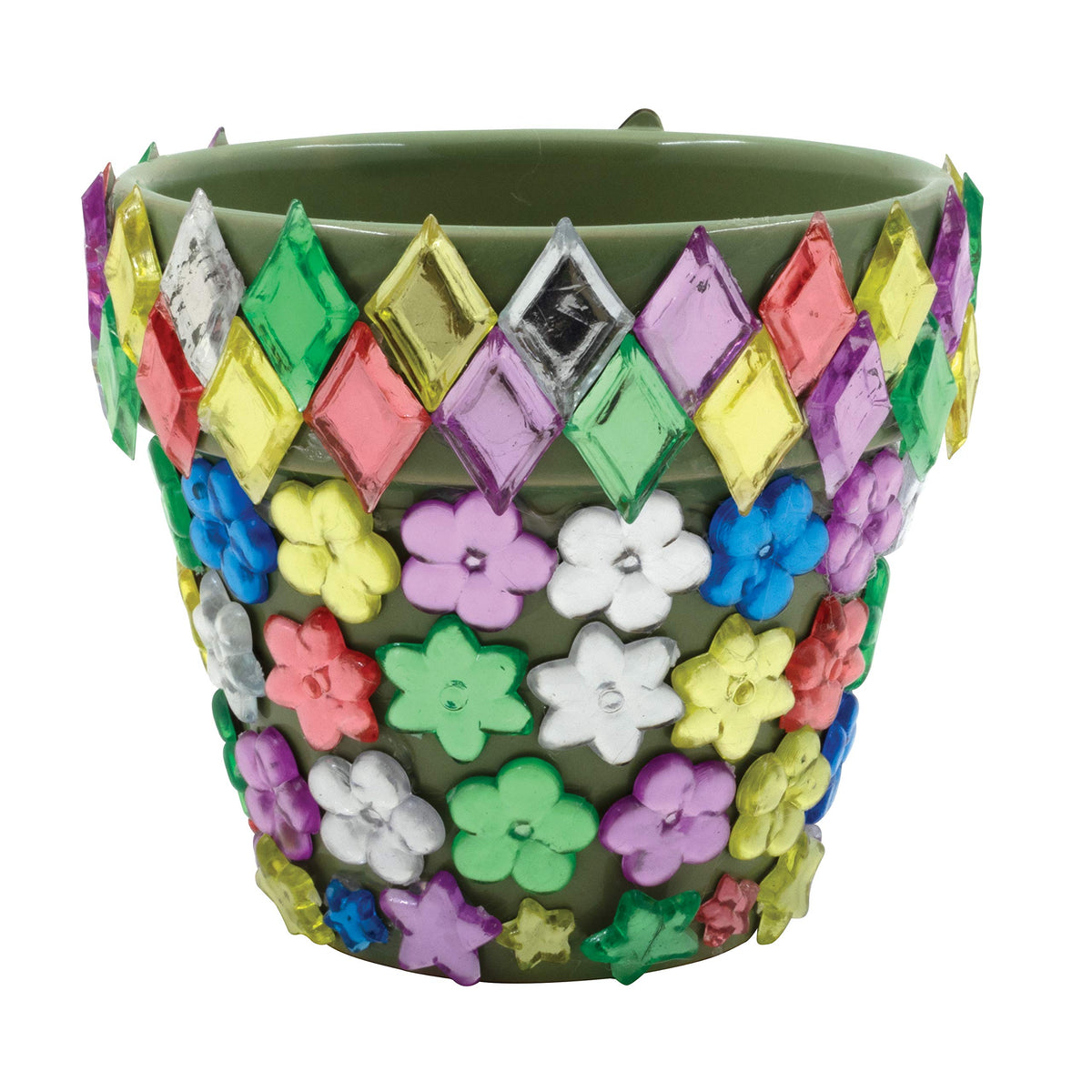 Chenille Kraft Fun Gems Bonus Pack by Pacon – Assorted Sizes, Acrylic, Assorted Shapes & Colors, Model 3541