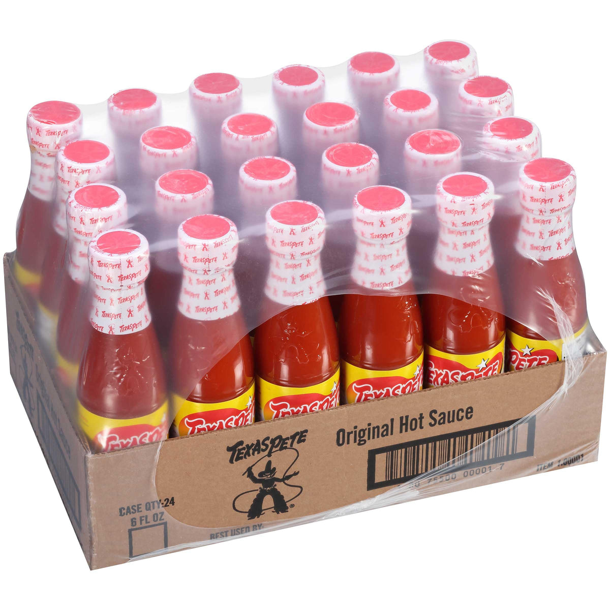 Hot Sauce by Texas Pete – 24 x 6 oz bottles, 7.89"W x 11.76"L x 7.6"H