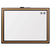 Dry-Erase Board/Whiteboard by Quartet – 23"W x 17"H, painted steel, Black, Model 13765