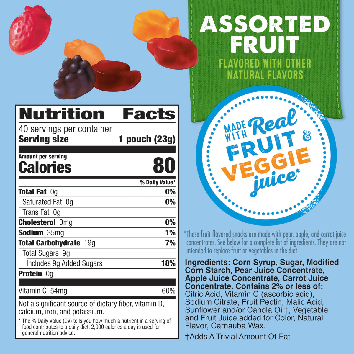 Mott's 40 Count (Pack of 4) / 1 / 4 Fruit Snacks