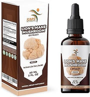 Lion's Mane Mushroom Drops Supplement, Lions Mane Tincture, Natural Immune Support, for Memory, Clarity & Focus Support - Herbal Liquid Extract - Organic, No Fillers, No Binders - 2 Fl oz