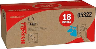 Wypall GeneralClean L10 Light Cleaning Towels, 18 x 125 Sheets (05322)