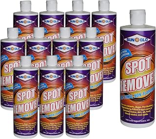 Sun-Glo Premium Power Spot Remover - Instant Spray, Blot & Witness Magic for Oily Stains, Splashes & More (12-Pack, 16 oz. each)